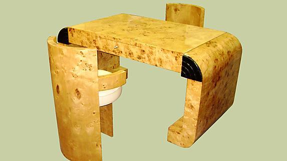 UNCOMMON!!French Elm Art Deco style desk