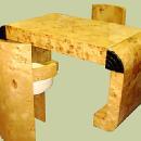 UNCOMMON!!French Elm Art Deco style desk
