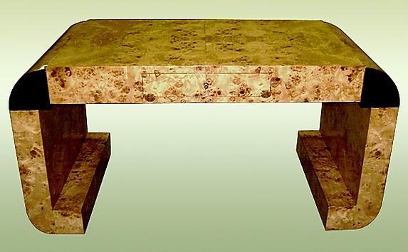 UNCOMMON!!French Elm Art Deco style desk