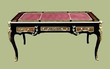 IMPERIAL!!French Louis XV Boulle Style LARGE Desk