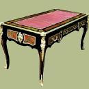 IMPERIAL!!French Louis XV Boulle Style LARGE Desk