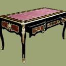 IMPERIAL!!French Louis XV Boulle Style LARGE Desk