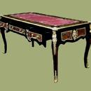 IMPERIAL!!French Louis XV Boulle Style LARGE Desk