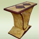 uniquely designed two toned Art Deco style console