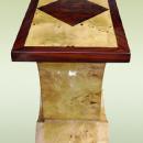 uniquely designed two toned Art Deco style console