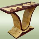 Perfectly classy geometric lines Art Deco style console