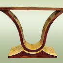 Perfectly classy geometric lines Art Deco style console
