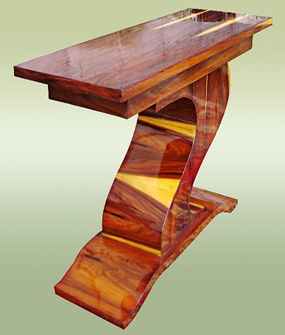 Brazilian Rosewood Art Deco style console