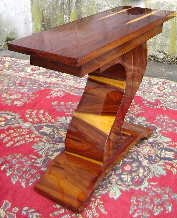 Brazilian Rosewood Art Deco style console