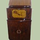 TERRIFIC Art Deco Bar burl and marquetry