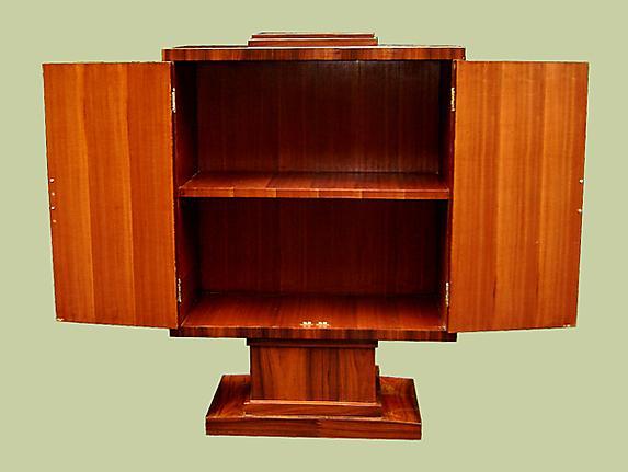 Amazing Art Deco style Bar rosewood and birds eye maple