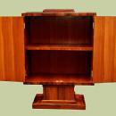 Amazing Art Deco style Bar rosewood and birds eye maple
