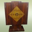 Amazing Art Deco style Bar rosewood and birds eye maple