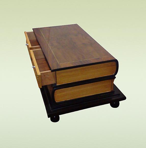 Perfect Bookshaped Art Deco style unusual coffee table