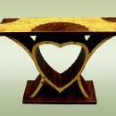 EXTRAVAGANT!! Art Deco Style Heart Shaped Console