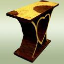 EXTRAVAGANT!! Art Deco Style Heart Shaped Console