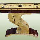 Perfect Art Deco style console with geometric lines