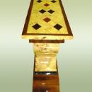Perfect Art Deco style console with geometric lines