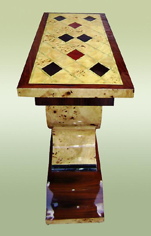 Perfect Art Deco style console with geometric lines