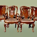High End SETof TWELVE 10+2 Queen Anne chairs