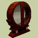 STUNNING Round Art Deco inspired cabinet