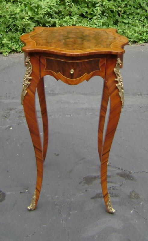 Elegant ornate French Louis XV style side table