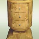 Superb Pair of Art deco style Elm woodl commodes