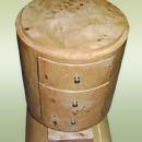 Elegant Art deco style French Elm wood commode