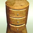Elegant Art deco style French Elm wood commode