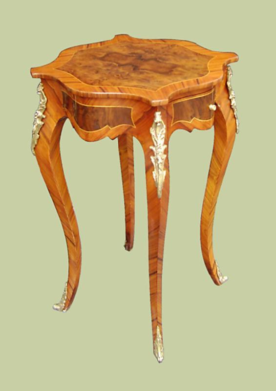Elegant ornate French Louis XV style side table