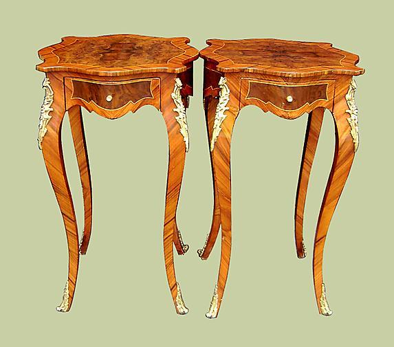 Elegant ornate French Louis XV style side table