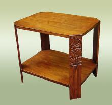 Wonderful 1930s LARGE Art Deco side table carved legs