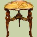 Gorgeous Art Nouveau style Marquetry TABLE Galle design