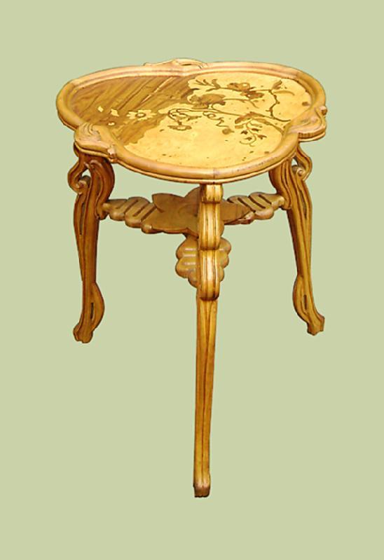 Magnificent Galle Art Nouveau style TABLE dragonfly