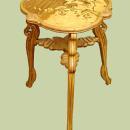 Magnificent Galle Art Nouveau style TABLE dragonfly