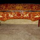 Fantastic Louis XV style desk tulip wood and Bronze.