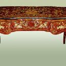 Fantastic Louis XV style desk tulip wood and Bronze.