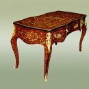 Fantastic Louis XV style desk tulip wood and Bronze.