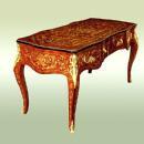 Fantastic Louis XV style desk tulip wood and Bronze.
