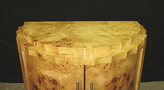 Extraordinary elegant Art Deco forms sideboard