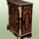 marble top Louis XV style boulle commode
