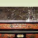 marble top Louis XV style boulle commode