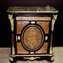 marble top Louis XV style boulle commode