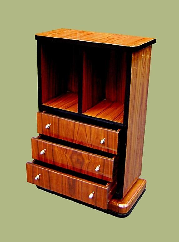 Outstanding Art Deco Style Rosewood Tall Boy