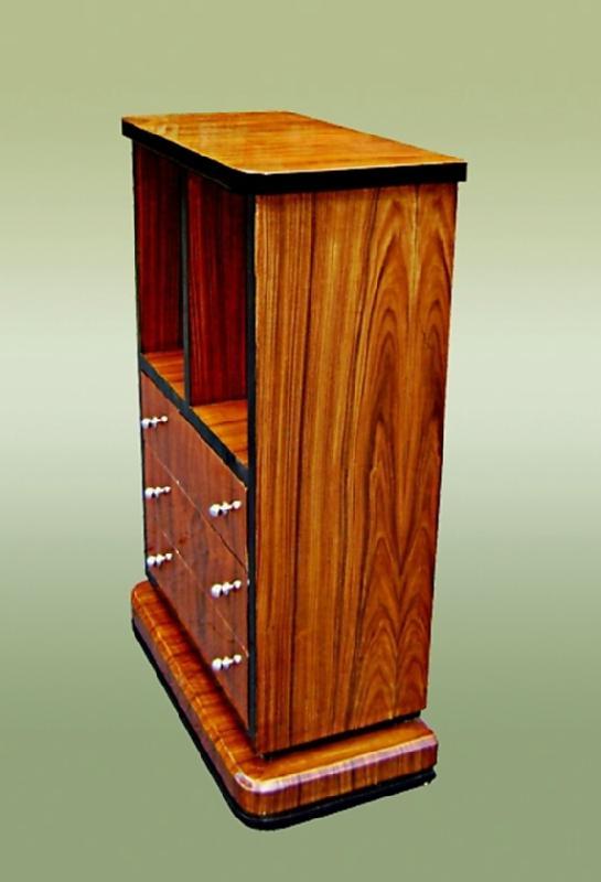 Outstanding Art Deco Style Rosewood Tall Boy