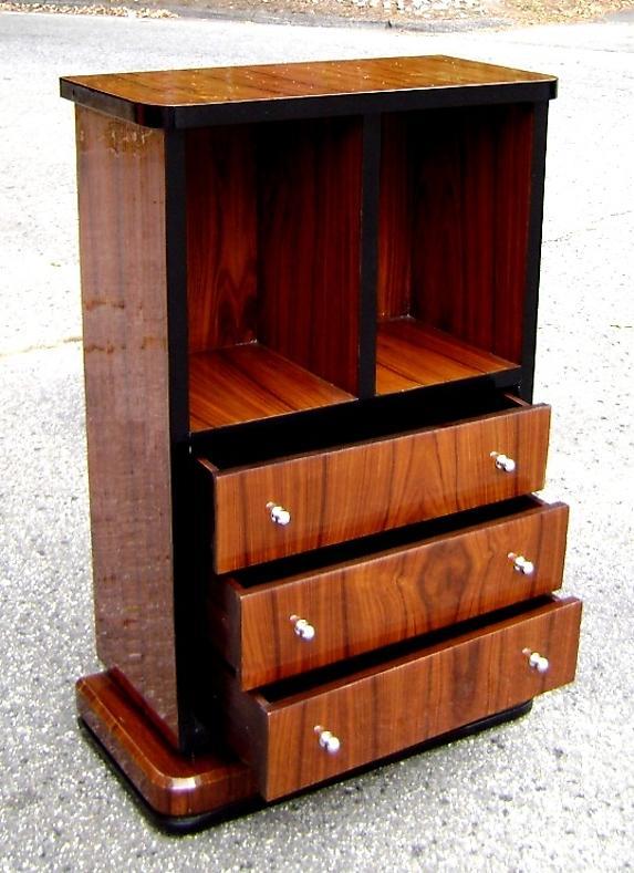 Outstanding Art Deco Style Rosewood Tall Boy