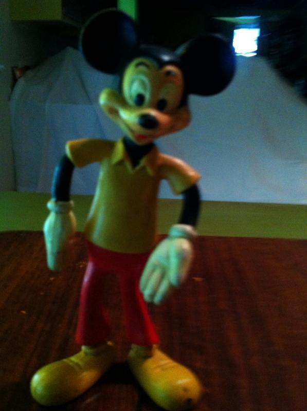 1940's flexi mickey figurine