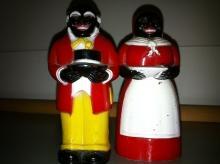 Folk Art Salt and Pepper Shakers