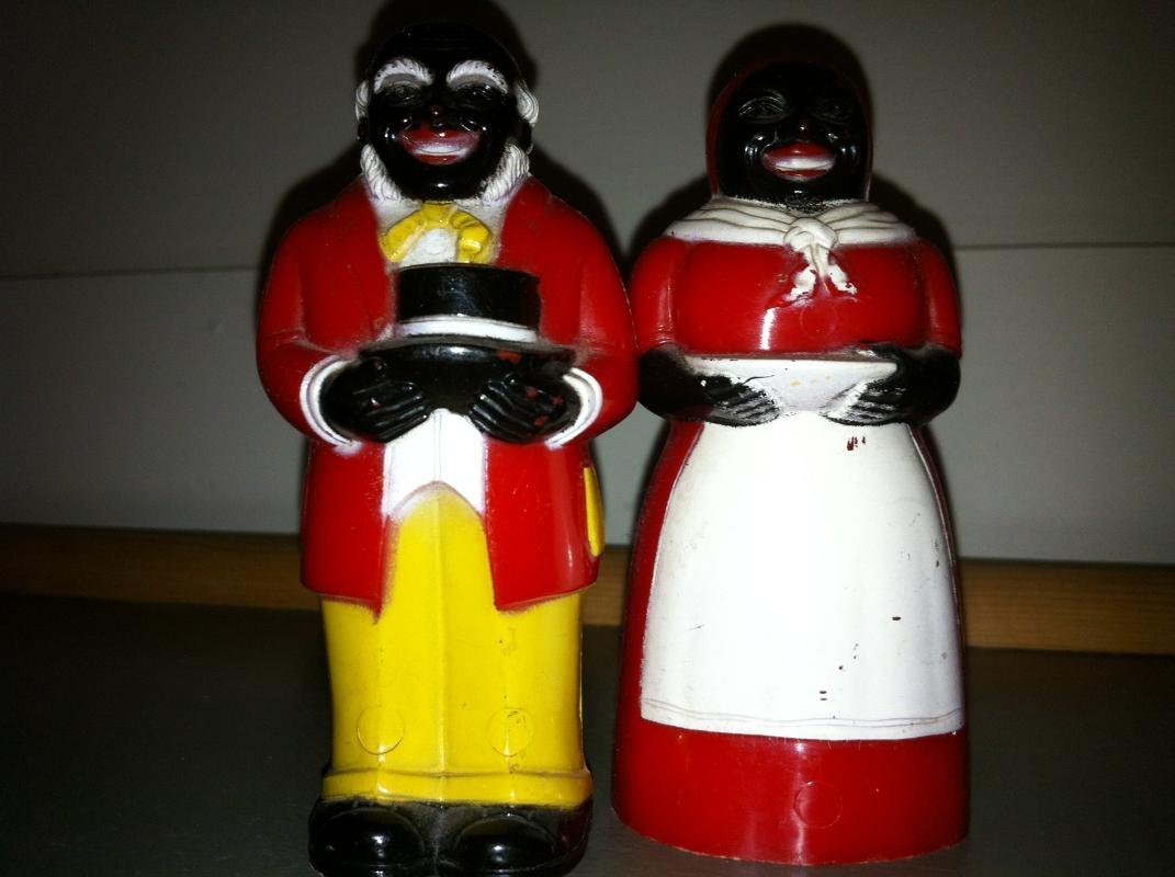 Folk Art Salt and Pepper Shakers
