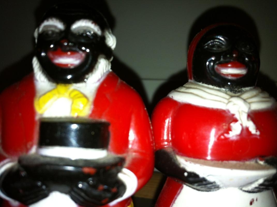 Folk Art Salt and Pepper Shakers